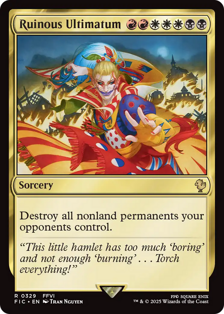 Ruinous Ultimatum [FINAL FANTASY Commander] | Card Merchant Takapuna