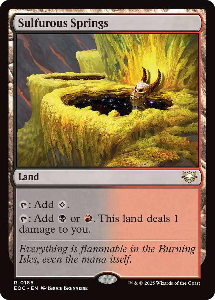 Sulfurous Springs [Edge of Eternities Commander] | Card Merchant Takapuna