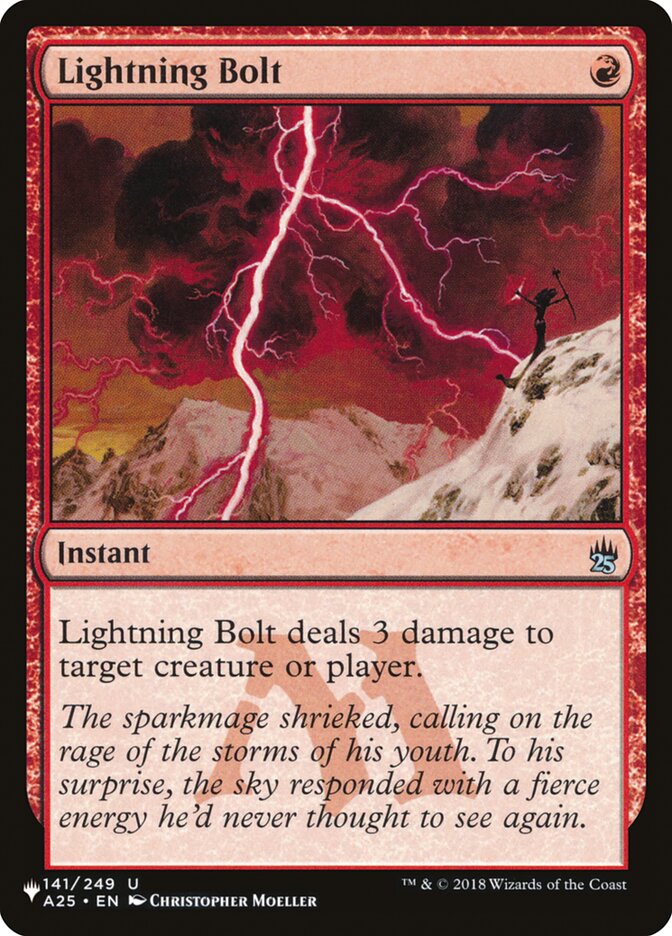 Lightning Bolt (141/249) [The List] | Card Merchant Takapuna