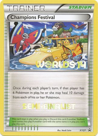 Champions Festival (XY27) (2014 Semi Finalist) [XY: Black Star Promos] | Card Merchant Takapuna