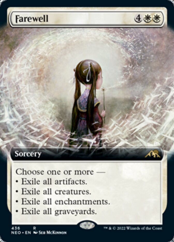 Farewell (Extended Art) [Kamigawa: Neon Dynasty] | Card Merchant Takapuna