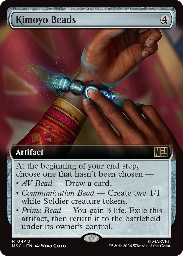 Kimoyo Beads (Extended Art) [Marvel Super Heroes Commander] | Card Merchant Takapuna