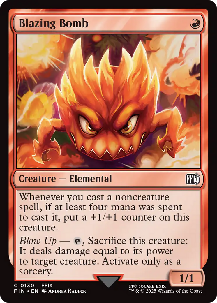 Blazing Bomb [FINAL FANTASY] | Card Merchant Takapuna