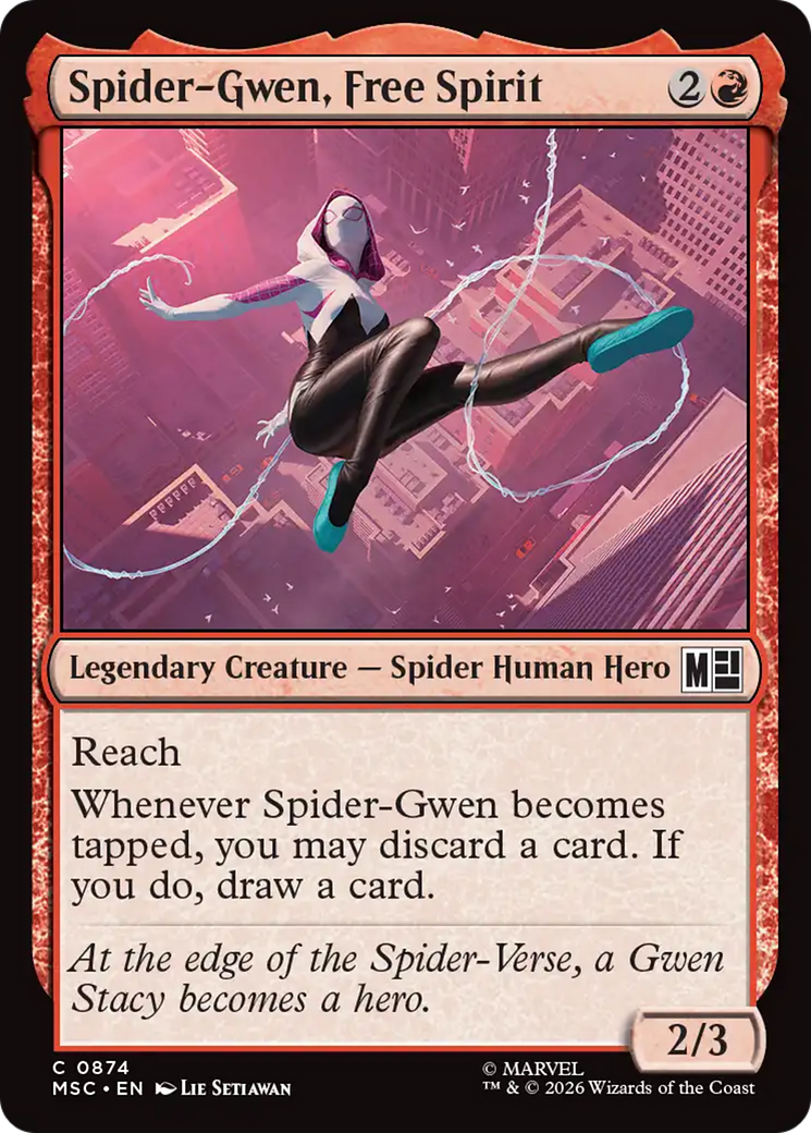 Spider-Gwen, Free Spirit [Marvel Super Heroes Commander] | Card Merchant Takapuna