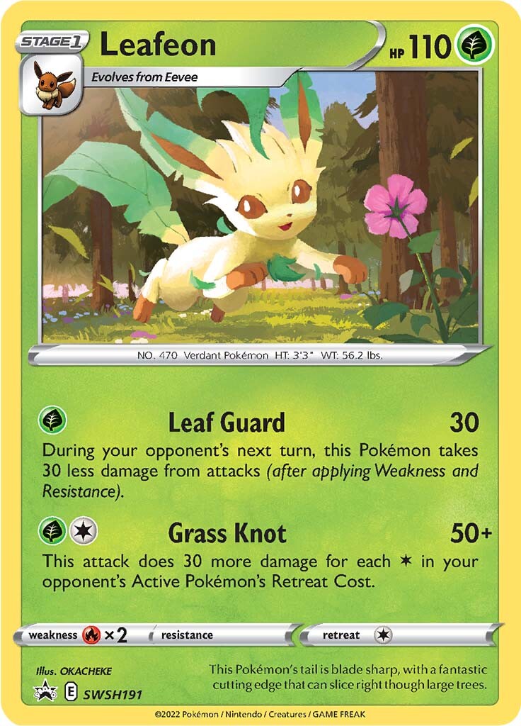 Leafeon (SWSH191) [Sword & Shield: Black Star Promos] | Card Merchant Takapuna