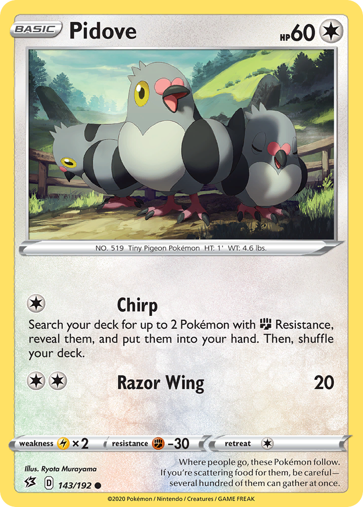 Pidove (143/192) [Sword & Shield: Rebel Clash] | Card Merchant Takapuna
