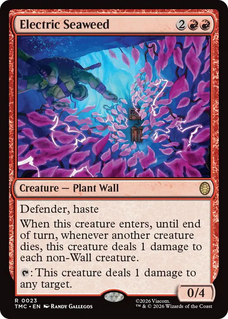 Electric Seaweed [Teenage Mutant Ninja Turtles Commander] | Card Merchant Takapuna