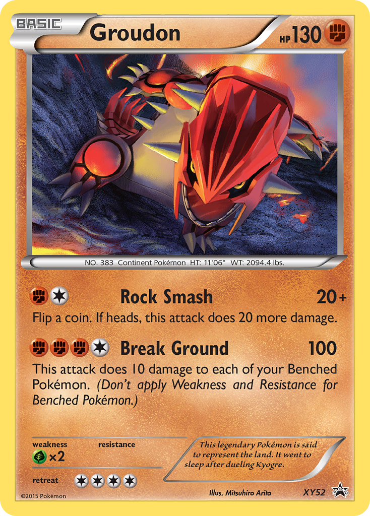 Groudon (XY52) [XY: Black Star Promos] | Card Merchant Takapuna
