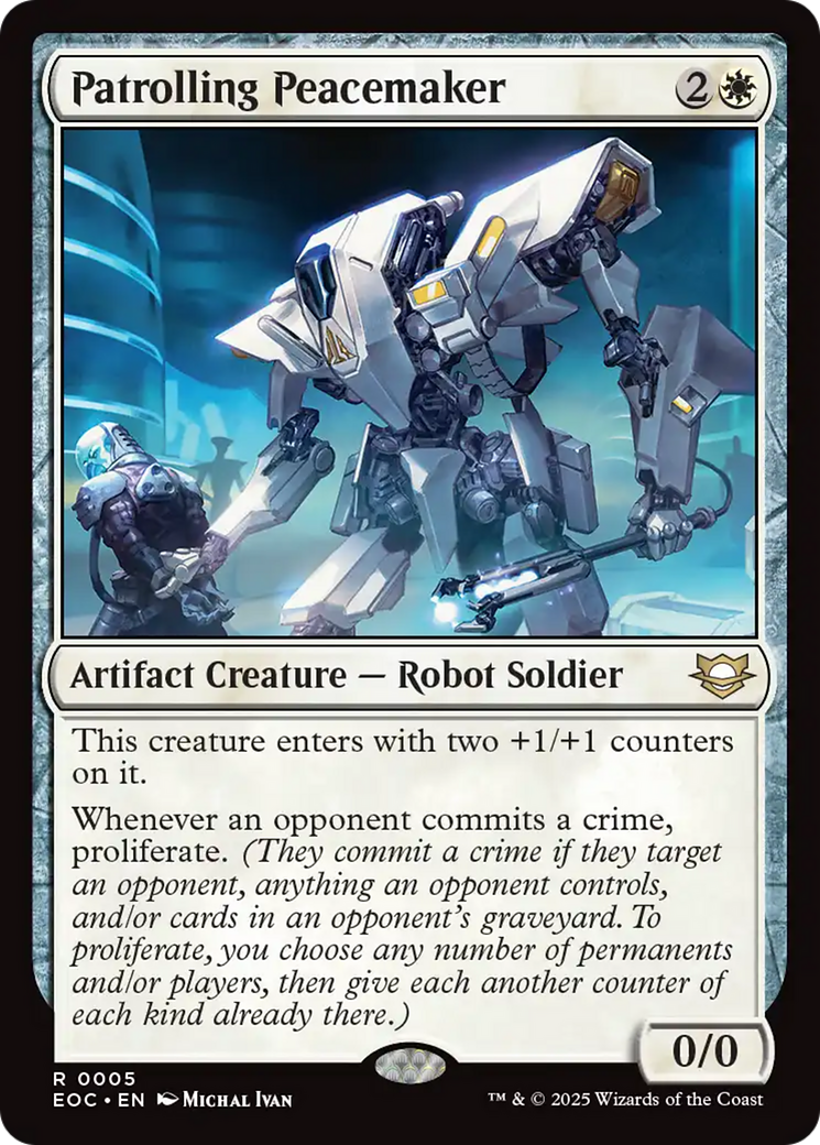 Patrolling Peacemaker [Edge of Eternities Commander] | Card Merchant Takapuna