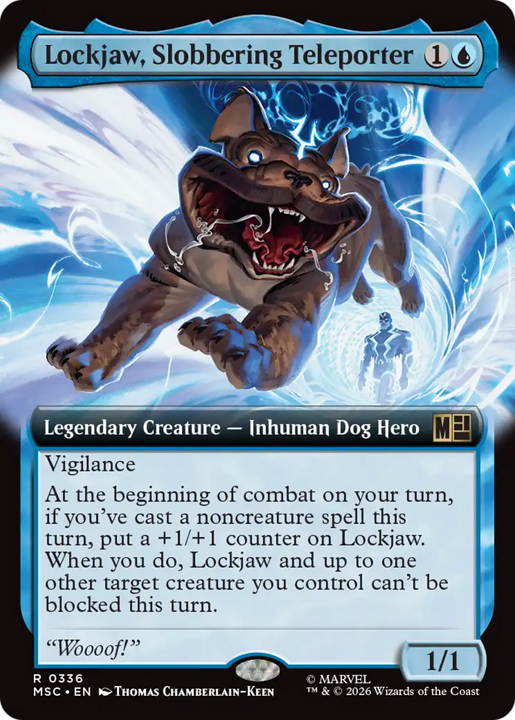 Lockjaw, Slobbering Teleporter (Extended Art) [Marvel Super Heroes Commander] | Card Merchant Takapuna