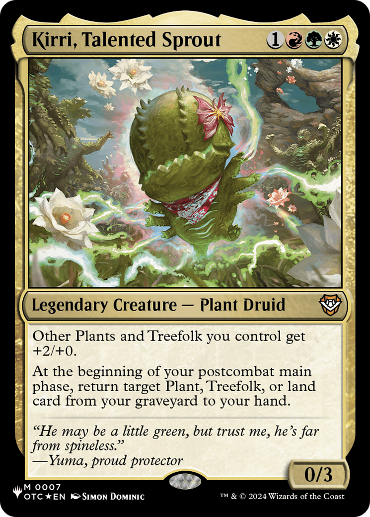 Kirri, Talented Sprout (OTC) [The List] | Card Merchant Takapuna