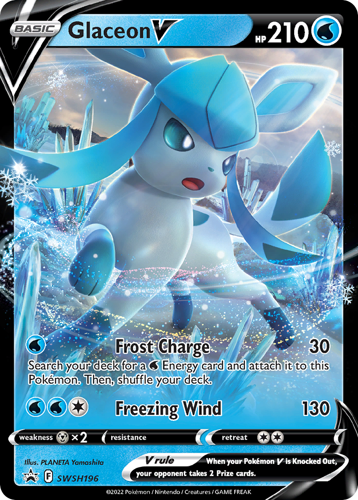 Glaceon V (SWSH196) [Sword & Shield: Black Star Promos] | Card Merchant Takapuna