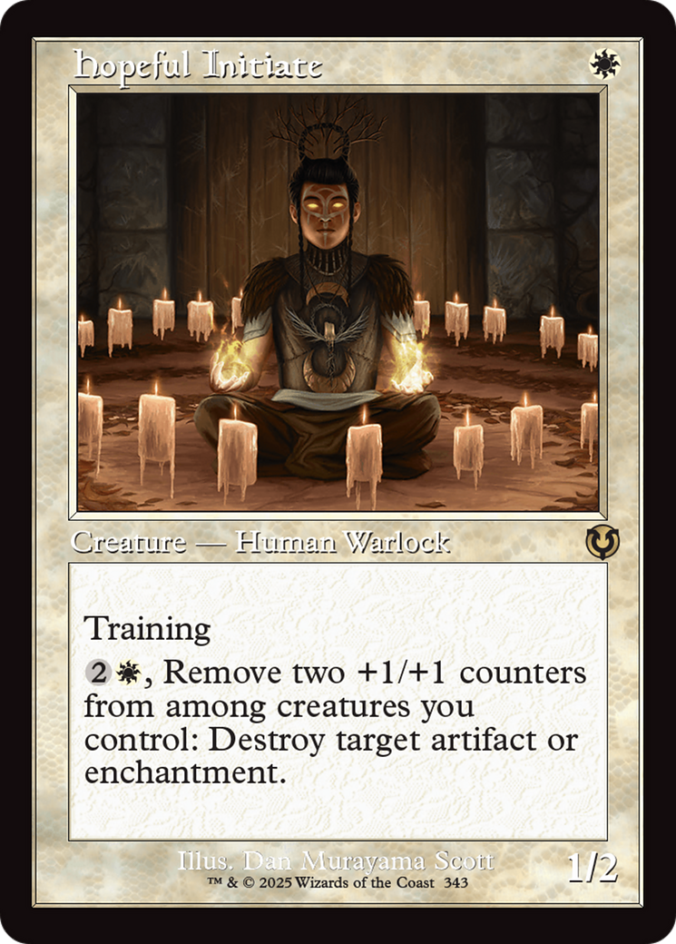 Hopeful Initiate (Retro Frame) [Innistrad Remastered] | Card Merchant Takapuna