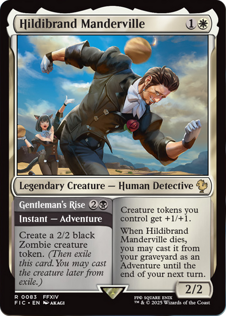 Hildibrand Manderville // Gentleman's Rise [FINAL FANTASY Commander] | Card Merchant Takapuna