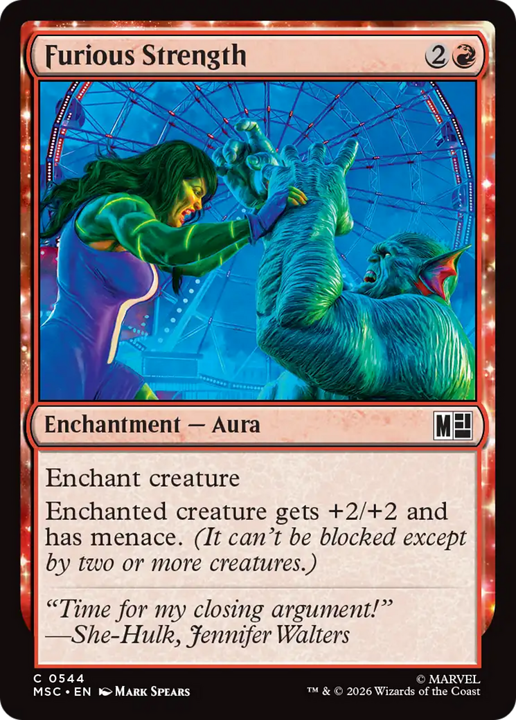 Furious Strength [Marvel Super Heroes Commander] | Card Merchant Takapuna