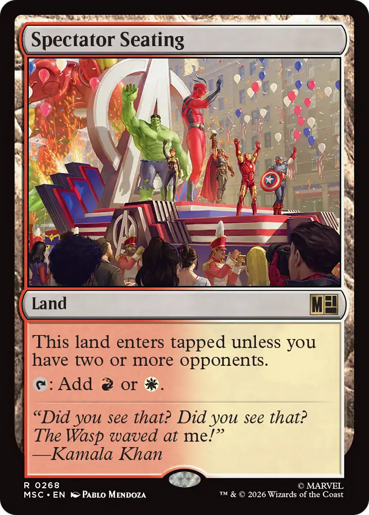 Spectator Seating [Marvel Super Heroes Commander] | Card Merchant Takapuna