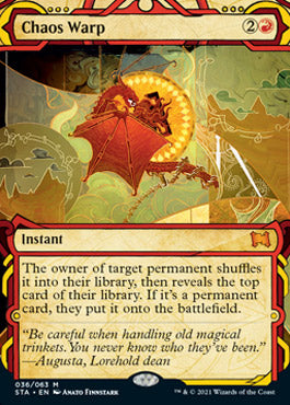 Chaos Warp (Foil Etched) [Strixhaven: Mystical Archive] | Card Merchant Takapuna