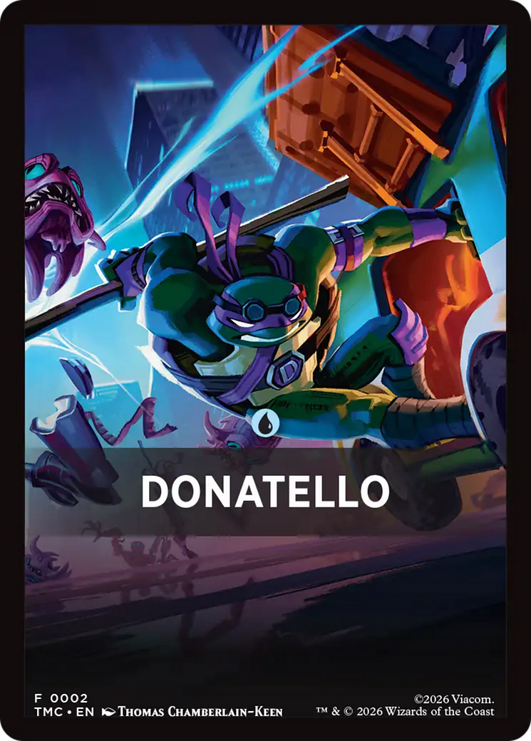 Donatello Theme Card [Teenage Mutant Ninja Turtles Commander Tokens] | Card Merchant Takapuna