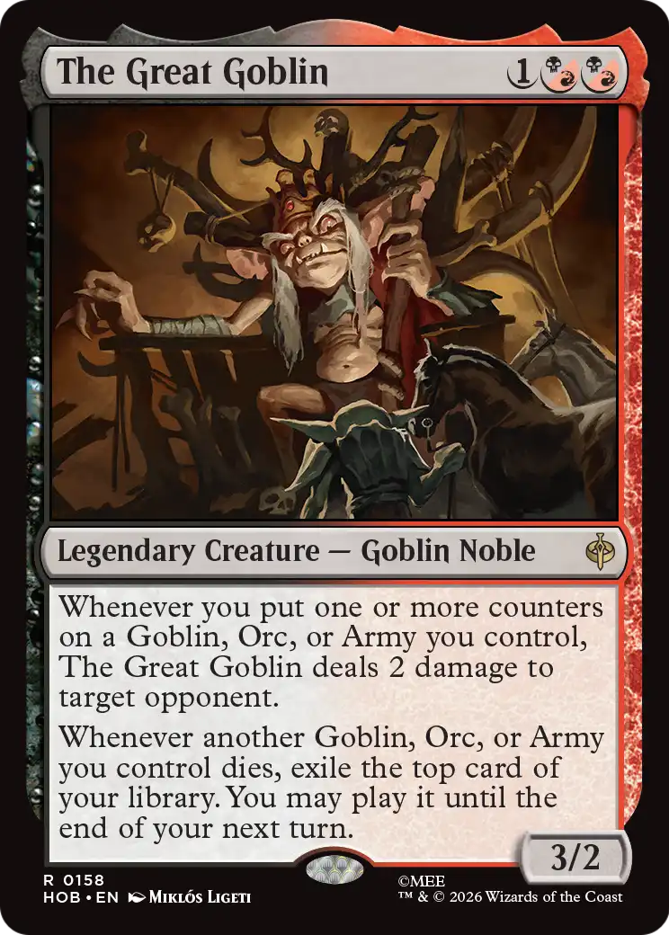The Great Goblin [The Hobbit] | Card Merchant Takapuna