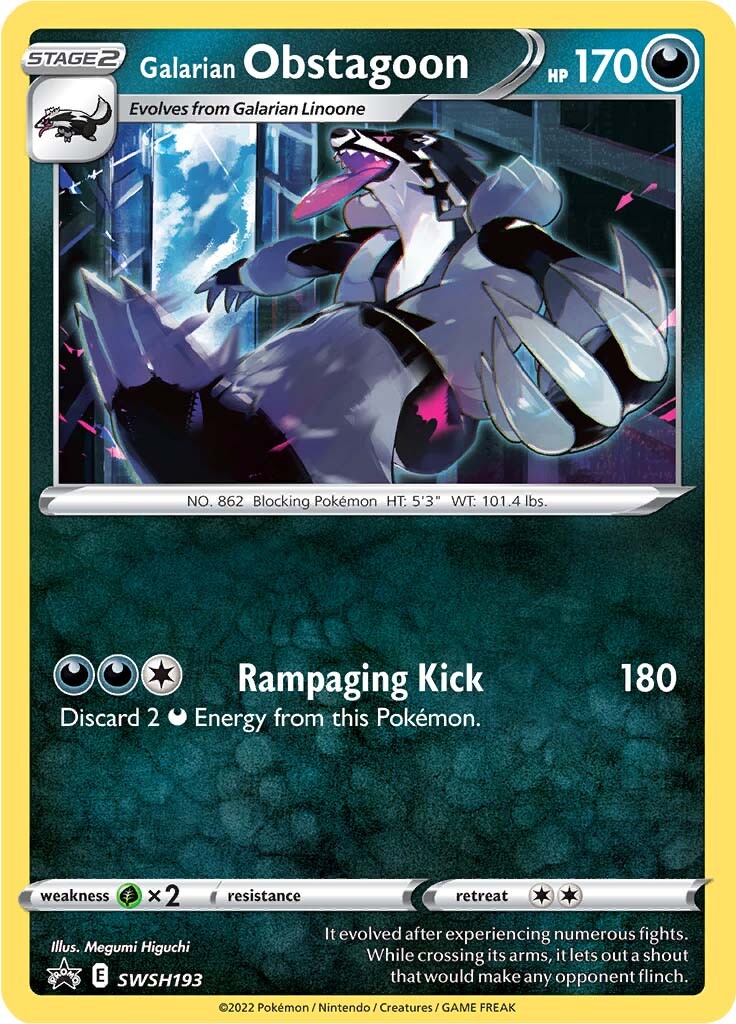 Galarian Obstagoon (SWSH193) [Sword & Shield: Black Star Promos] | Card Merchant Takapuna
