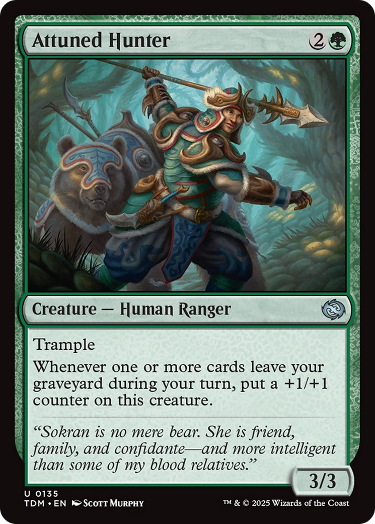 Attuned Hunter [Tarkir: Dragonstorm] | Card Merchant Takapuna