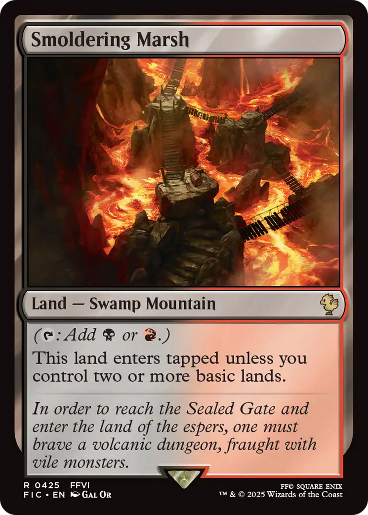 Smoldering Marsh [FINAL FANTASY Commander] | Card Merchant Takapuna