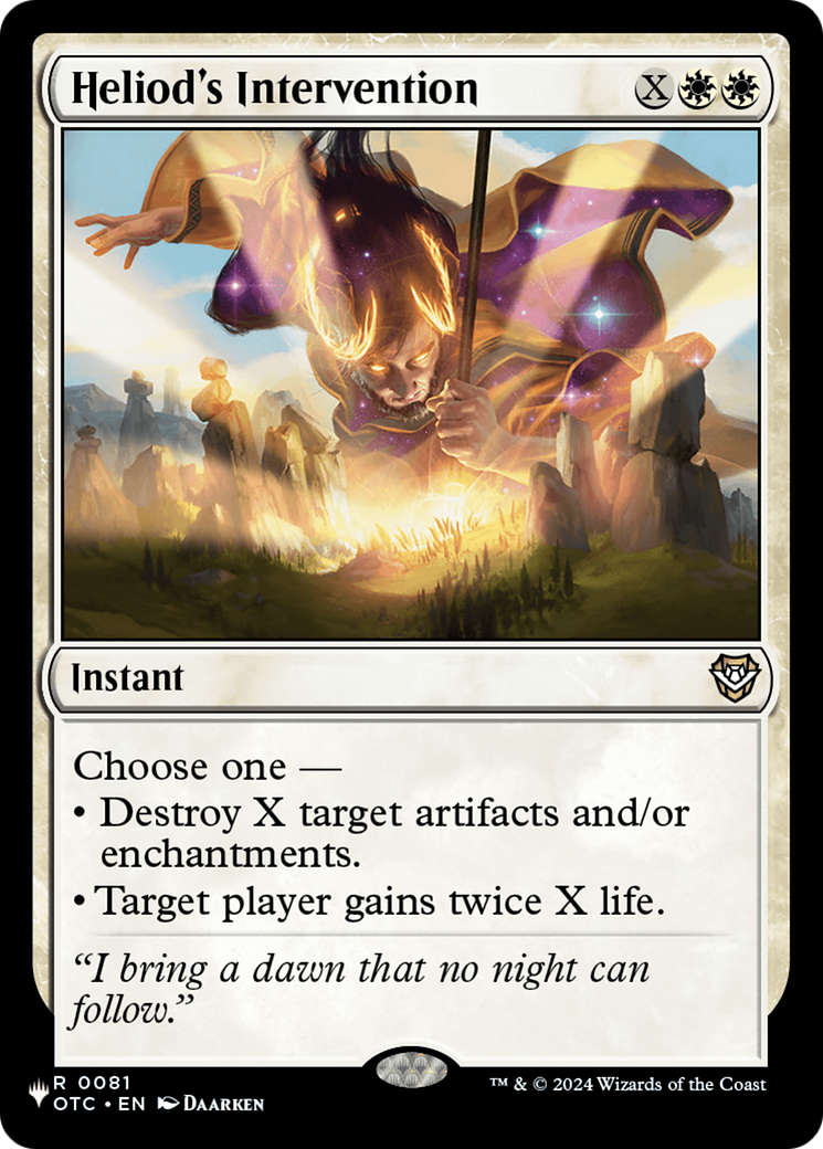 Heliod's Intervention [The List] | Card Merchant Takapuna