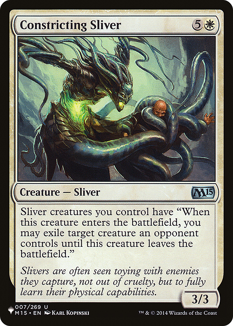 Constricting Sliver [The List] | Card Merchant Takapuna