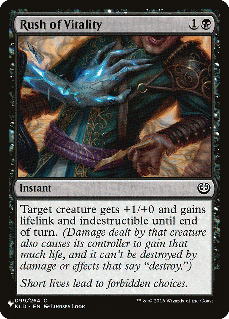 Rush of Vitality [The List] | Card Merchant Takapuna