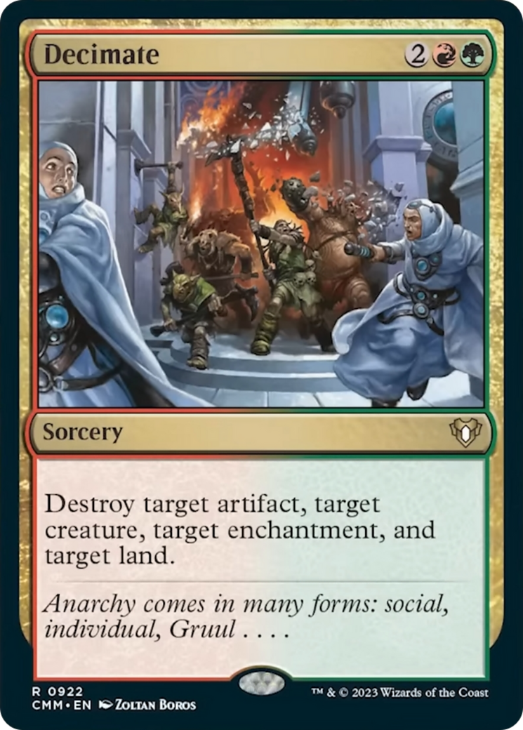 Decimate [Commander Masters] | Card Merchant Takapuna