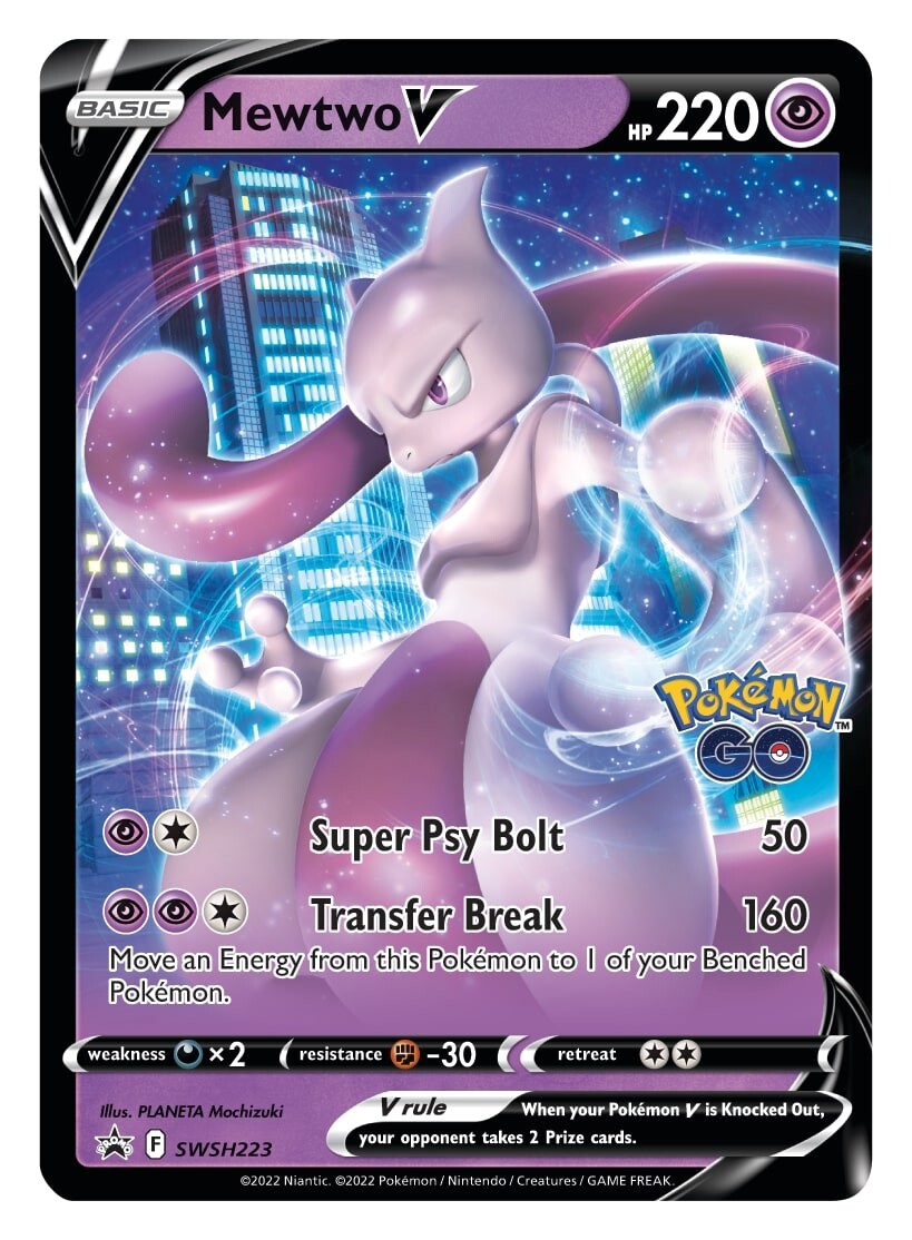 Mewtwo V (SWSH223) [Sword & Shield: Black Star Promos] | Card Merchant Takapuna