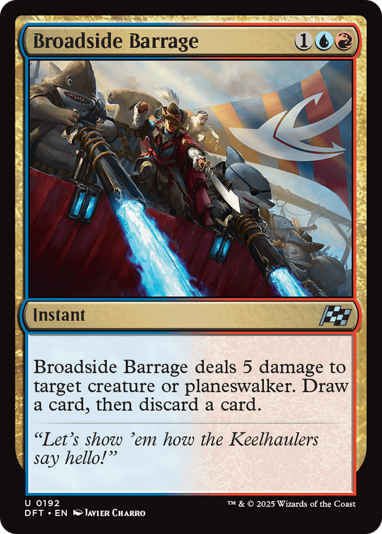 Broadside Barrage [Aetherdrift] | Card Merchant Takapuna