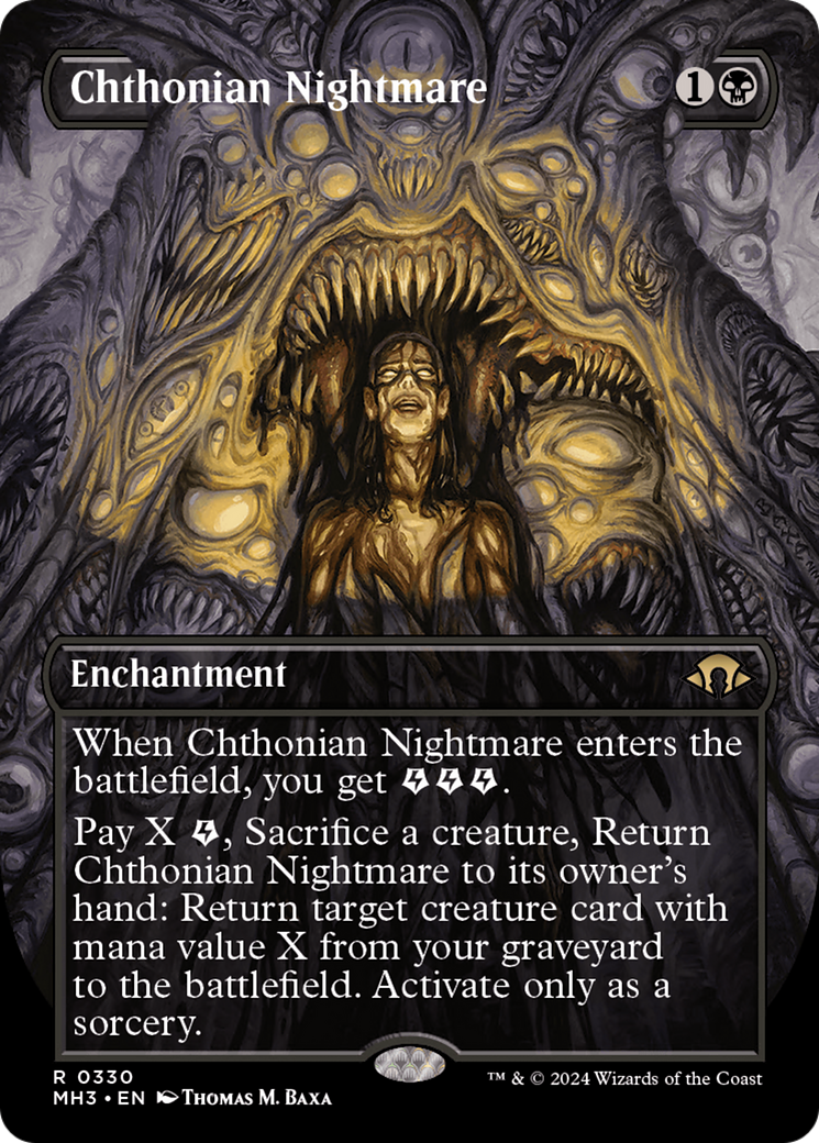 Chthonian Nightmare (Borderless) [Modern Horizons 3] | Card Merchant Takapuna