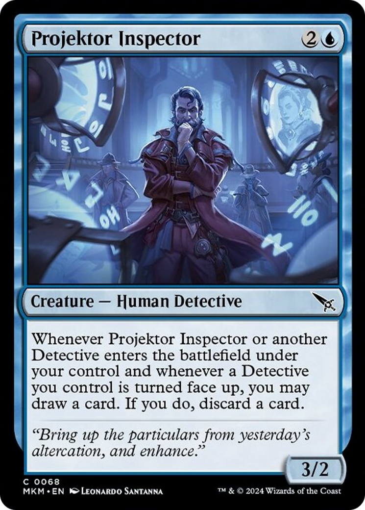 Projektor Inspector [Murders at Karlov Manor] | Card Merchant Takapuna