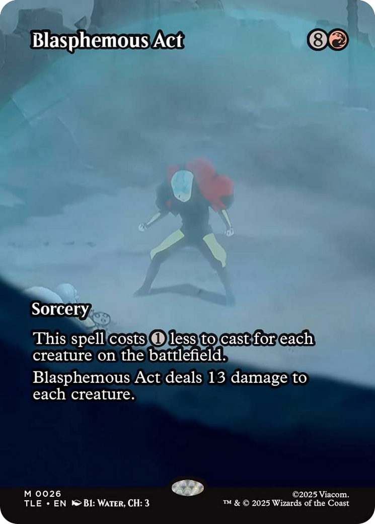 Blasphemous Act (Borderless) [Avatar: The Last Airbender: Eternal-Legal] | Card Merchant Takapuna