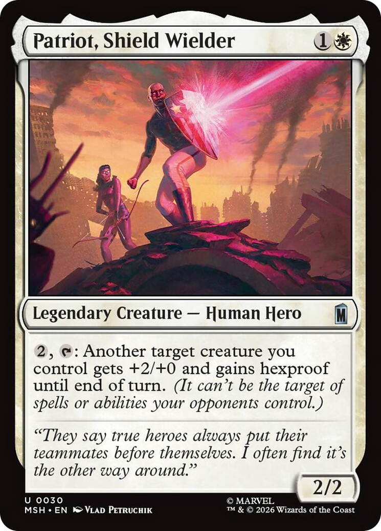 Patriot, Shield Wielder [Marvel Super Heroes] | Card Merchant Takapuna