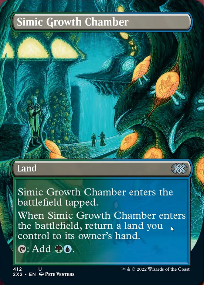 Simic Growth Chamber (Borderless Alternate Art) [Double Masters 2022] | Card Merchant Takapuna