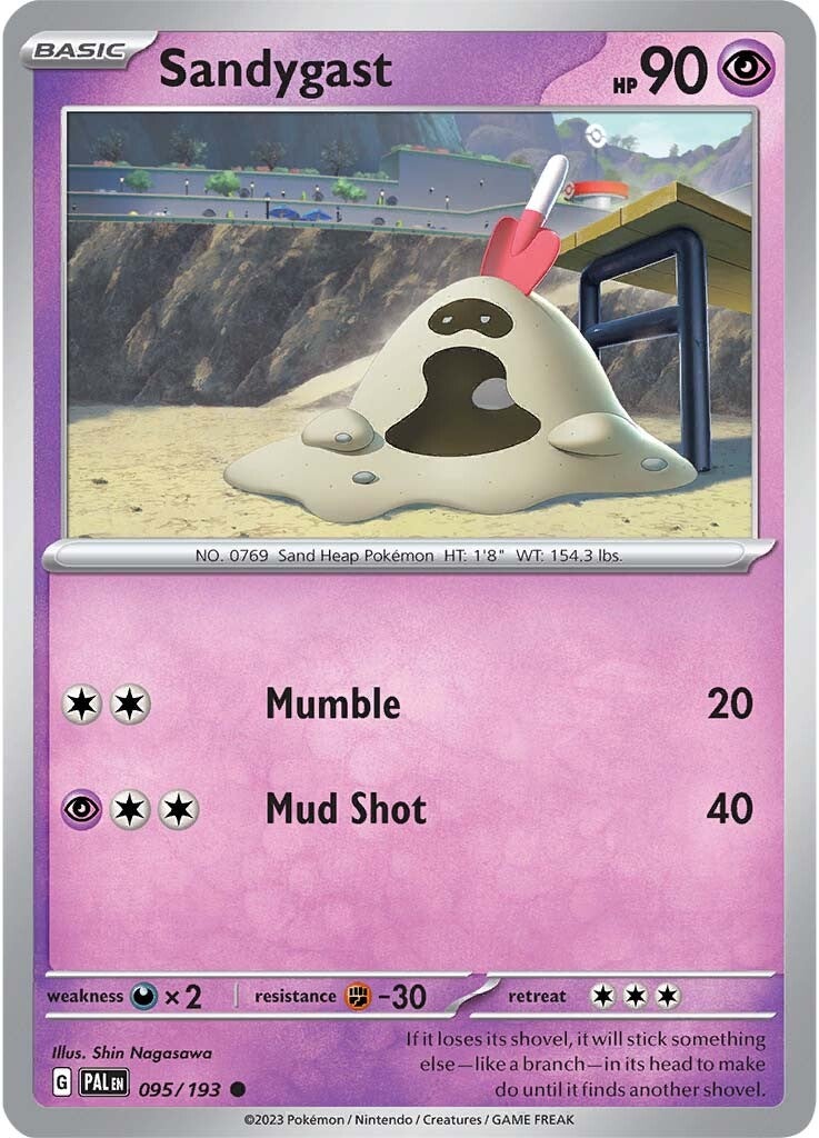 Sandygast (095/193) [Scarlet & Violet: Paldea Evolved] | Card Merchant Takapuna
