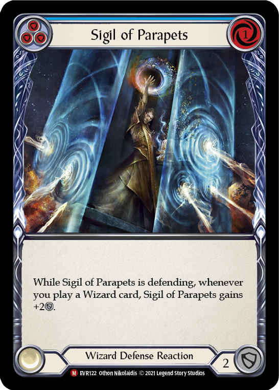 Sigil of Parapets [EVR122] (Everfest)  1st Edition Rainbow Foil | Card Merchant Takapuna