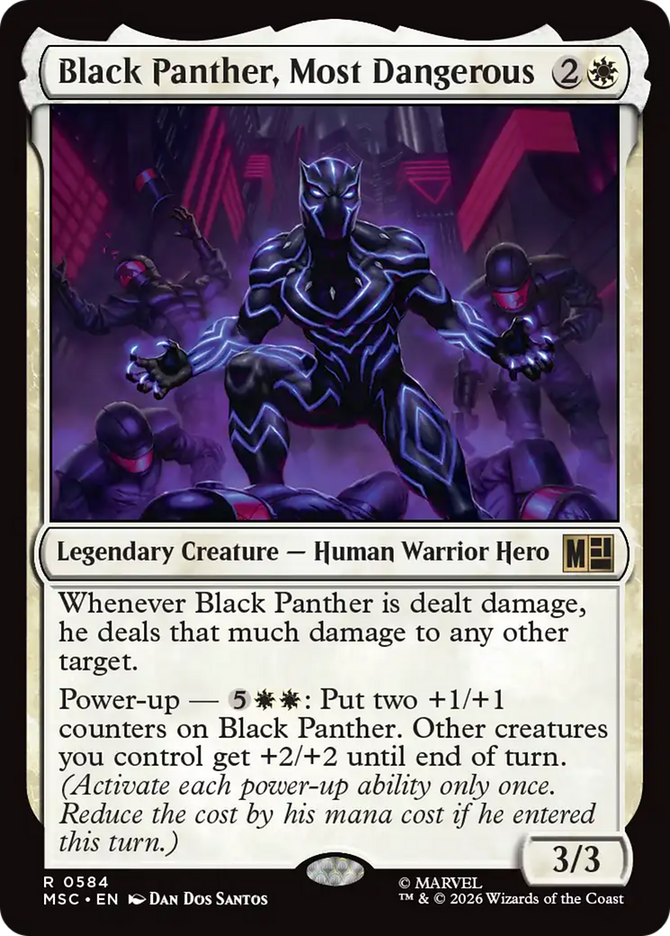 Black Panther, Most Dangerous [Marvel Super Heroes Commander] | Card Merchant Takapuna