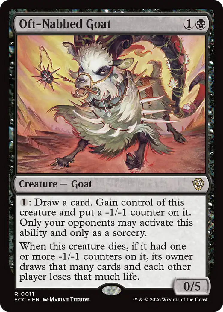 Oft-Nabbed Goat [Lorwyn Eclipsed Commander] | Card Merchant Takapuna