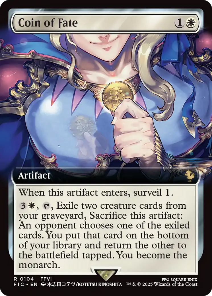 Coin of Fate (Extended Art) [FINAL FANTASY Commander] | Card Merchant Takapuna