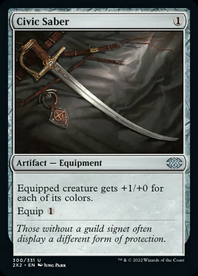 Civic Saber [Double Masters 2022] | Card Merchant Takapuna