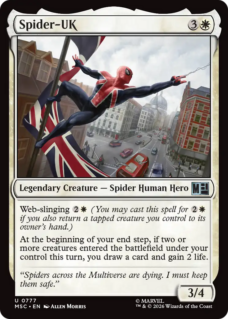 Spider-UK [Marvel Super Heroes Commander] | Card Merchant Takapuna