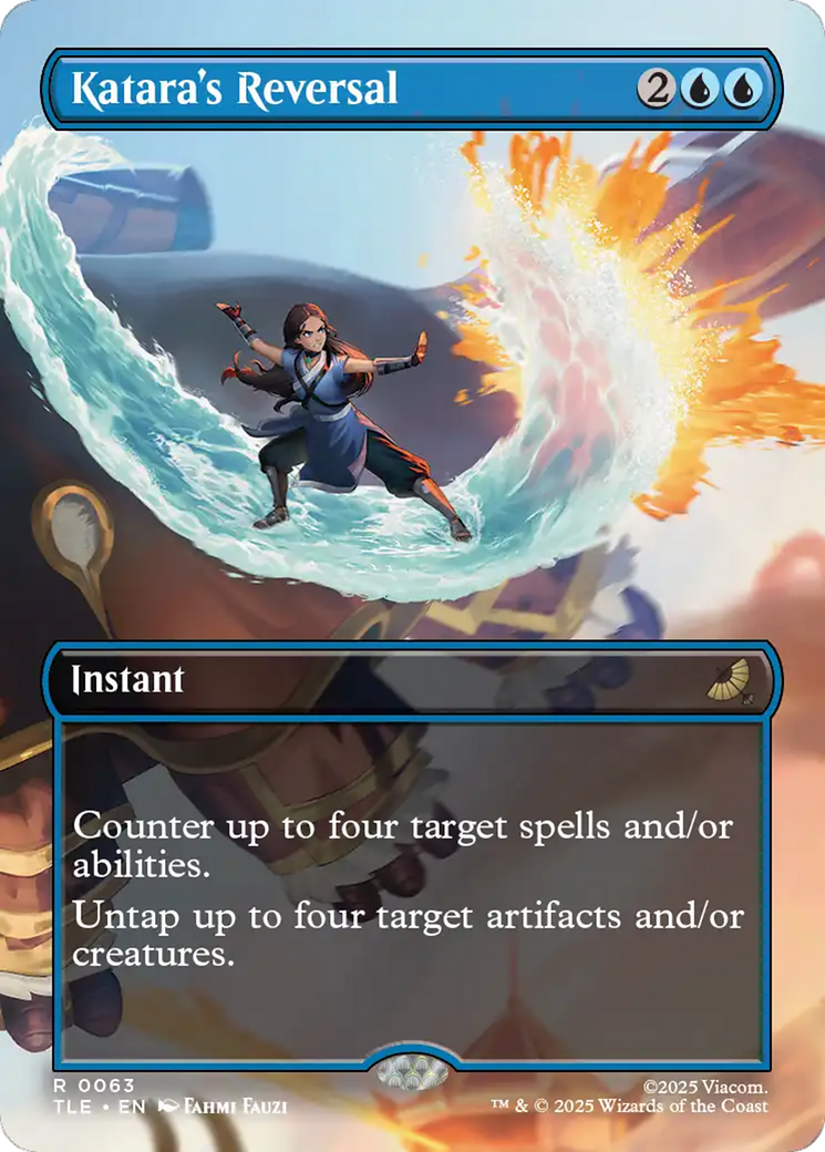 Katara's Reversal (Borderless) [Avatar: The Last Airbender: Eternal-Legal] | Card Merchant Takapuna