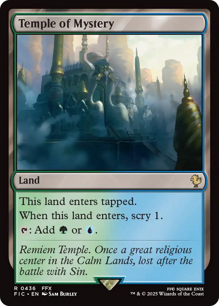 Temple of Mystery [FINAL FANTASY Commander] | Card Merchant Takapuna