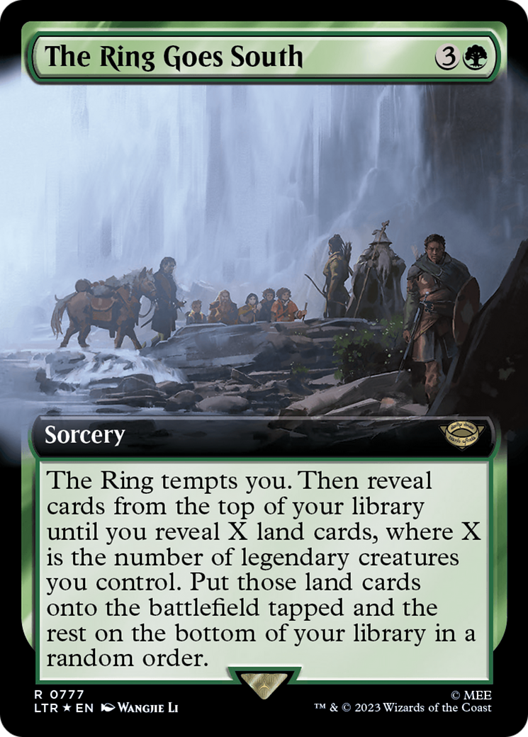 The Ring Goes South (Extended Art) (Surge Foil) [The Lord of the Rings: Tales of Middle-Earth] | Card Merchant Takapuna