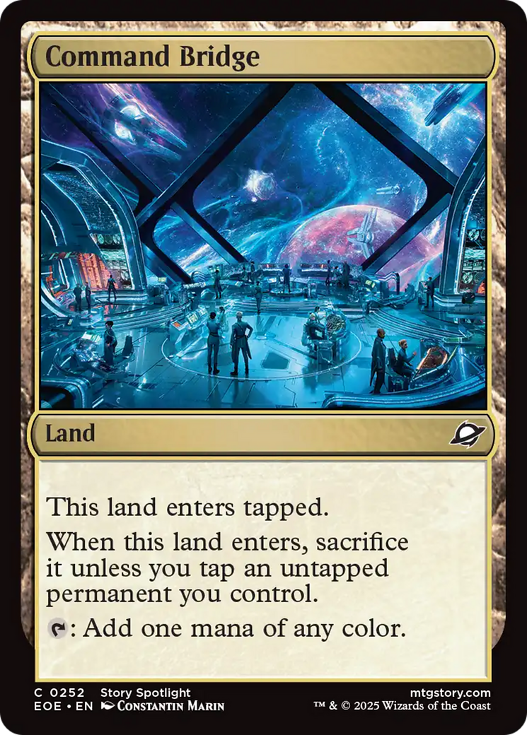 Command Bridge [Edge of Eternities] | Card Merchant Takapuna