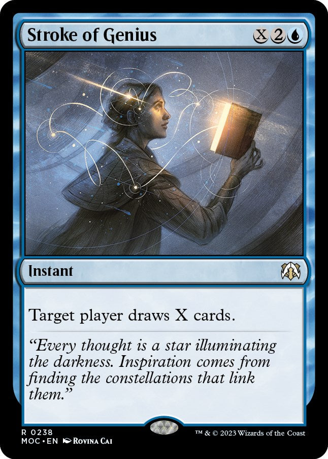 Stroke of Genius [March of the Machine Commander] | Card Merchant Takapuna