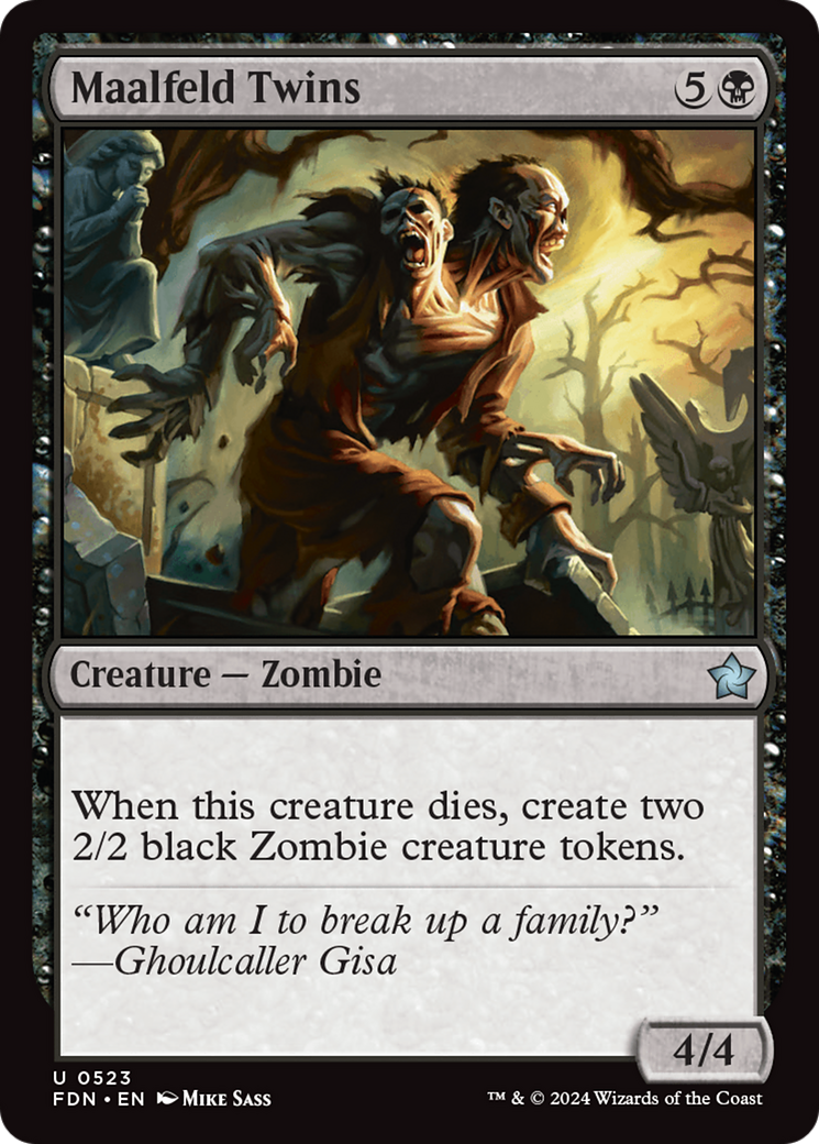 Maalfeld Twins [Foundations] | Card Merchant Takapuna